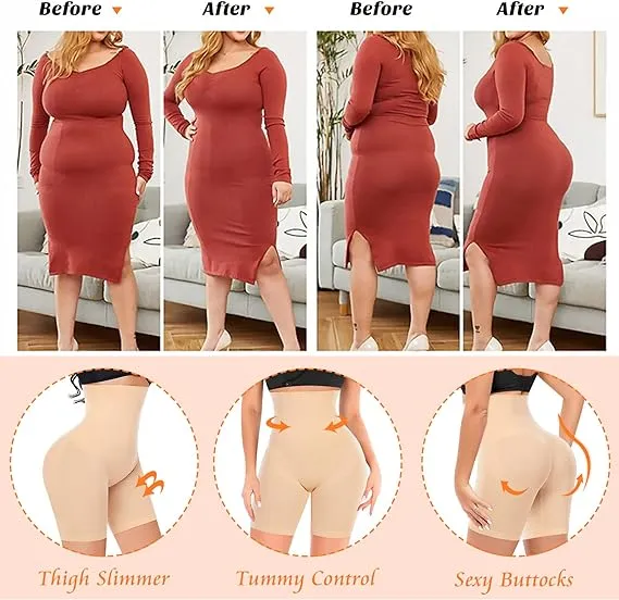 Tummy%20Control%20Shapewear%20Shorts%20for%20Women%20High%20Waisted%20Slimming%20Body%20Shaper%20Underwear%20Lace%20Slip%20Shorts%20Under%20Dresses%20-%20Image%207