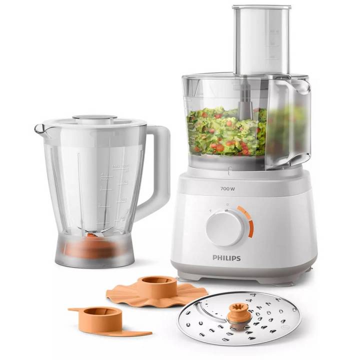 Philips Daily Collection Compact Food Processor With Accessories + 19 Functions HR7320