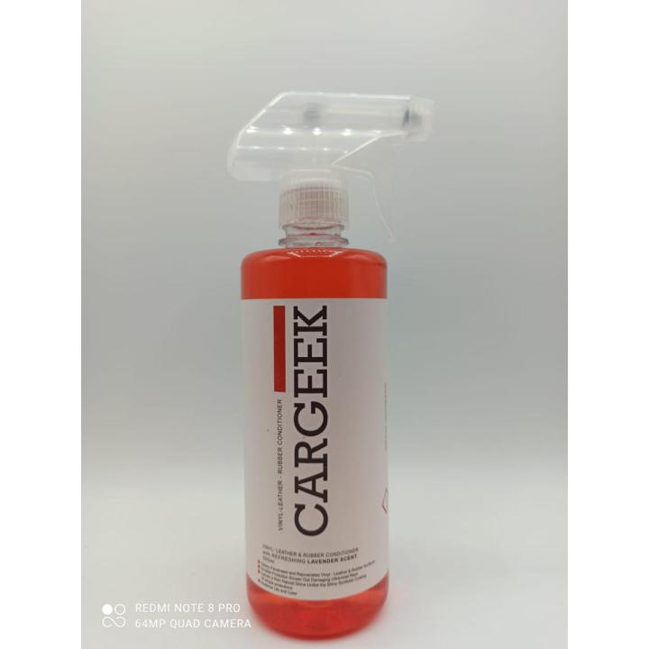Car Geek® Vinyl-Leather Cleaner , Rubber Cleaner Conditioner 500ml -  - Exterior Car Care