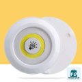 PACK OF 3 - Remote control LED Light COB Under Cabinet Light Night Light Wireless Remote Control Dimmable Wardrobe Lamp 3W Super Bright Closet Lighting | Cell not included | 3Pcs + 1 remote (white color). 