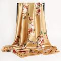 Hangzhou Silk Scarf - Large Square Shawl for Women, Autumn/Winter, All-Match. 