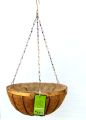 1 Hanging Basket metal frame size 12 coco linner for Garden (Outdoor) Indoor Decor. 