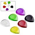 6Pcs Fashion 1/2/3mm Guitar Picks Fast Picking Stubby Electric Bass Guitar Pick ABS Guitar Accessories. 