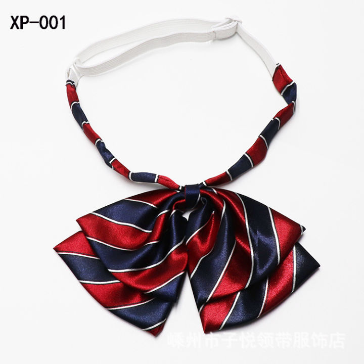 Loldeal%20New%20Japanese%20Jk%20Uniform%20Bow%20Tie%20Women's%20Bow%20Tie%20Double-Layer%20Bow%20Tie%20Children's%20Bow%20Tie%20Student%20School%20Uniform%20Accessories%20-%20Image%202