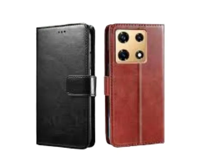 WBWONE Custodia Portafoglio In Pelle Per Xiaomi 13 Lite / Mi 13 Lite 5G – Flip Cover Con Supporto E Slot Carte, Marrone - 2