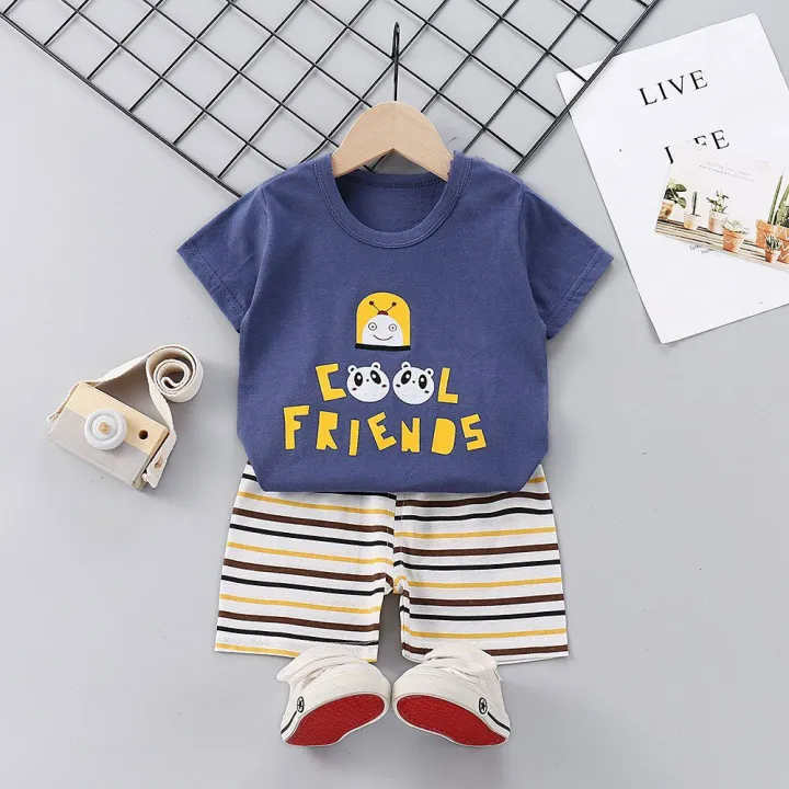 Comfortable%20CoolFriends%20T-Shirt%20&%20Shorts%20Pant%20Set%20for%20Kids%20(0-5%20Years%20Children)%20%7C%20Perfect%20for%20Baby%20Boys%20&%20Girls%20-%20Image%205