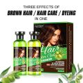 Lichen Hair Color Gel Dark Brown Argan Oil 250 ml x 2 = 500 ml. 
