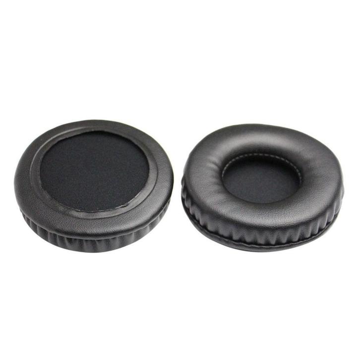 80mm Headphones Foam Round Ear Pads Cushions Replacement Black