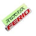 Honda Ferio plastic Emblem for Civic silver/red 01 PC. 
