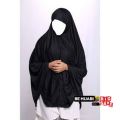 Women's Long Cotton Scarf - Black-Ready to wear-47 Inch lenght. 