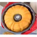 9 inch Heavy Duty Stainless Carbon Steel Non-stick Flucent Tube Donut Shape Cake Baking Mold Pan. 