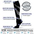 Men Women Professional Compression Socks Football Socks Breathable Travel Activities For Nurses Shin Splints Flight Travel Socks. 