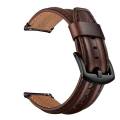 22mm Genuine Leather straps for Samsung Galaxy Watch 3 45 / 46mm Huawei GT / GT2  Watch Amazffit GTS / PACE Universal cowhide Watchband. 