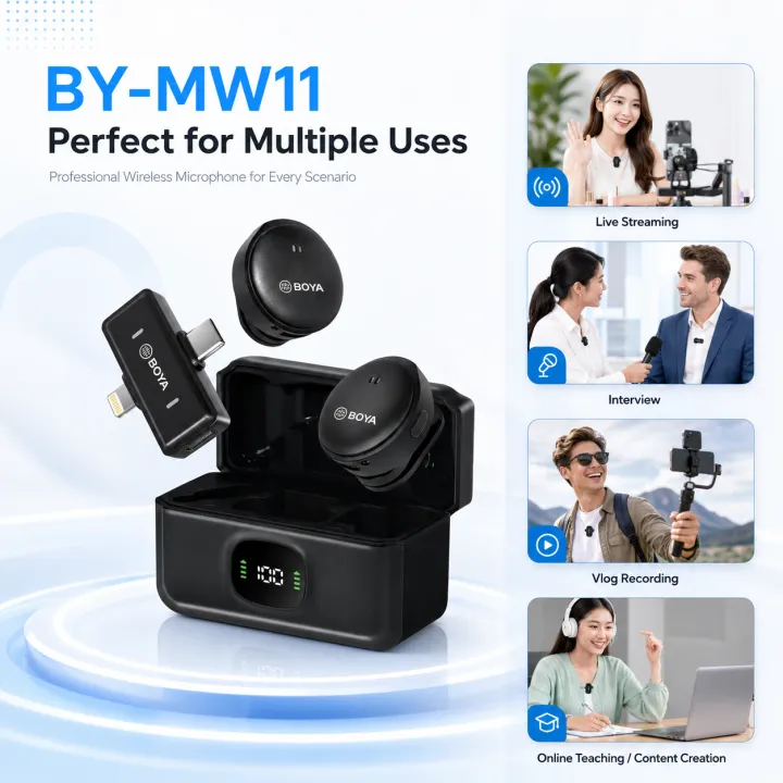 BOYA%20BY-MW11%20Wireless%20Live%20Microphone%20with%20Charging%20Case%20/%20Dual%20Clip%20Mic%20for%20Vlogging,%20Interview,%20Online%20Teaching%20&%20Live%20Streaming%20/%20Plug%20&%20Play%20Portable%20Audio%20Mic%20-%20Image%203