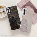 Retro Flower for Samsung S22 Phone case iphone13 Electroplating Glitter Note20 All-Inclusive Protective Cover A53 Soft. 