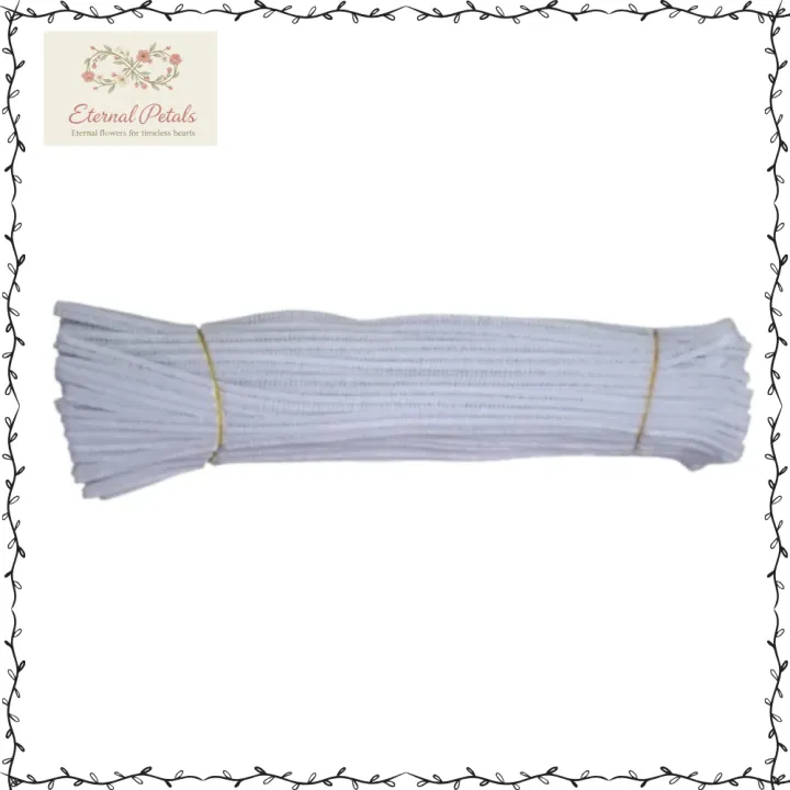 Pack%20of%20100%20-%20White%20Pipe%20Cleaner%20Velvet%20Sticks%20-%20Image%202