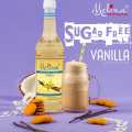 Melina - Vanilla Sugar free flavored/Flavoured Syrup 750ml/Coffee flavor. 