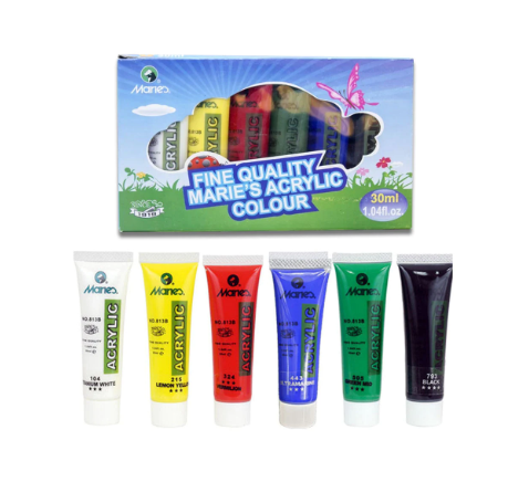 Marie's Acrylic Paint Set Of 6 ( 30 Ml )