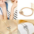 2Pcs Women's Break Heart Chain Partners Best Friend Sisters Bracelets Gift. 