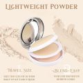 CVB C30 Compact Whitening Powder 2 in 1 Setting Talc, Control Oil, Helps Makeup Last Longer Cover Dark Spots & Blemishes of Face for Even Skin Tone Look (02, Soft Ivory, 20g). 