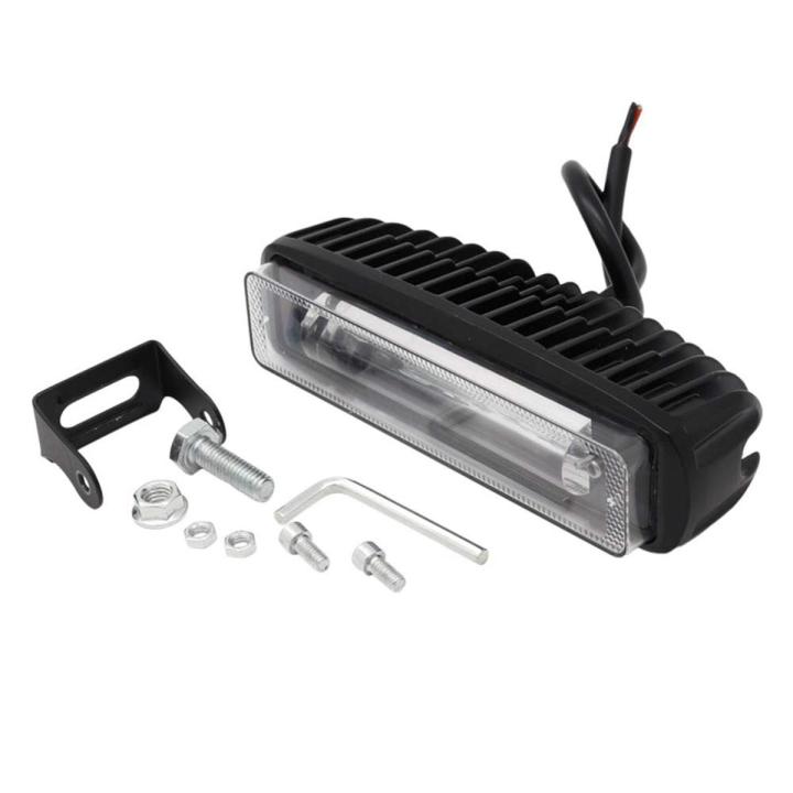 4 Inch 30W Red Line LED Forklift Truck Car Warning Lamp Safety Working Light Bar Warehouse Danger Area Light,10-80V Waterproof (1Pcs)