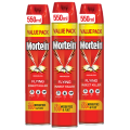 Mortein Flying Insect Killer Spray 550ml - Pack of 3. 