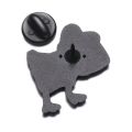 Cartoon Goose Brooch Enamel Pin Animal Duck Rose Bread in His Mouth Wholesale Badge Lapel Friends Backpack Women Men Jewelry. 