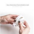 White Colors Handheld Scalp Massage Comb Soft and Comfortable Silicone Head Massager Promote Hair Growth Shower Brush Shampoo Massage Brush. 