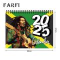 2025 Calendar 2025 Reggae Legend Bob 12 Month Calendar with Inspirational Quotes ning Images Wall Calendar for Bob Anniversary Calendar. 