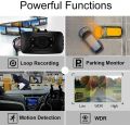 SENWOW Dash Cam 1080P Full HD Car Camera 2.7” LCD Driving Video 3-Lane Wide Angle 4 IR LED Dashboard DVR Built in G-Sensor, Loop Recording, Night Vision, Motion Detection, WDR, ABS, GS8000 no Card. 