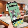 For iPhone XS MAX Back Cover Cartoon Tom Jerry Design All-inclusive Film Phone Case Full Camera Protect Cover. 