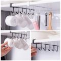 Kitchen Hanger Kitchen Storage Rack Cupboard 6 Hooks Under-Cabinet Hanger Rack New Kitchen Rack Kitchen Shelf Wall Rack By GOLDEN TRADERS. 