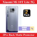 2Pcs Xiaomi Mi 10T Lite 5G Back Matte Protector Soft Skin Sheet Soft Film Protector For Xiaomi Mi 10T Lite 5G. 