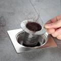 Stainless Steel Floor Drain Filter Toilet Leakage Net Anti-clogging Wash Basin Water Plug Home Kitchen Anti-odor Floor Drain 1Pcs. 