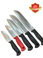 5 PCS MASTER KIWI KNIFE SET-IMPORTED STEEL MADE PROFESSIONAL CHEFF USE KNIVES-KICTHEN USE MEAT AND VEGETABLES CUTTING PROFESSIONAL KNIVES-KIWI STYLE MASTER COMPANY MADE IN PAKISTAN CHEFF KNIVES. 