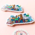 Fridge Magnets, Set of 2, 3, 4 or 5 Karachi, Lahore, Hunza, Islamabad and Pakistan Magnets, High Quality Fridge Magnet, Home Decor. 