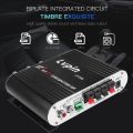 Car Channel Amplifiers Lvpin LP-838 Hi-Fi 2.1 Stereo Subwoofer Audio Bass Speaker Booster Connect With DVD Player Phone for Car. 