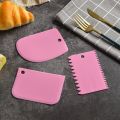 3PCs/Set Baking Pasty Spatula Pastry Dough Cutter Cake Bread Slicer Tools Plastic Scraper Cake Blade For Cake Pastry. 