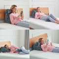 Adjustable Triangular Back Ball Fiber Filled Sofa Cushion / Pillow In Different Color. 