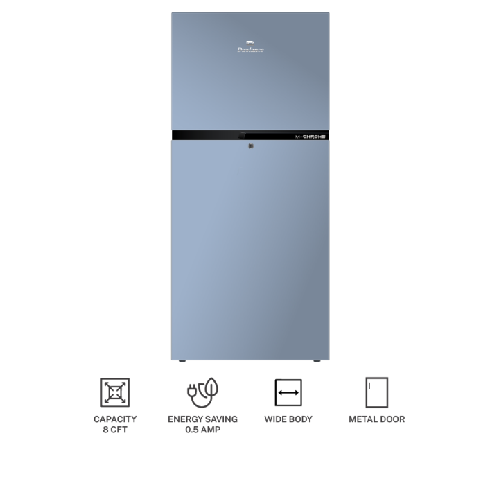 Dawlance%20Refrigerator%209140%20WB%20M-Chrome/Metallic%20Silver/8%20CFT/12%20Years%20Warranty/Small/Fridge/Freezer%20-%20Image%206