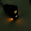 4-Pole 12V Push Button Switch with LED Lights for Fog Lights(33x22mm). 