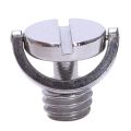 Longer Shaft D-Ring Screw 3/8 Inch-16 Thread Camera Tripod Quick Release Fixing Screw Adapter (Pack of 4). 