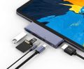 （NEW）RAYROW USB C Hub for iPad Pro iPad Air 4, 6 in 1 USB C for ipad with SD card reader slot TF card reader slot USB 3.0 port 4.12（Silver）. 
