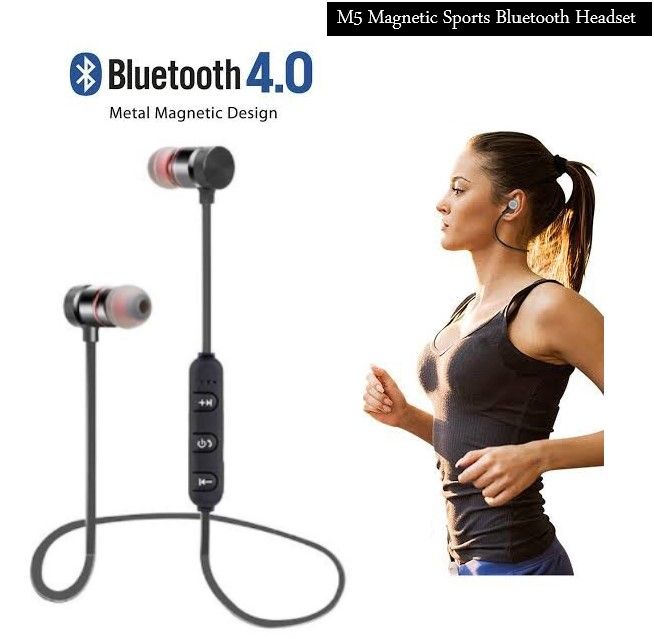 IMAX Wireless Stereo Magnetic Bluetooth Headset (Connect with All Bluetooth 