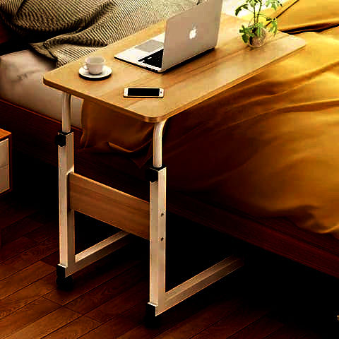 Laptop Stand, Laptop Stand for Bed, Laptop table, Writing table, Bedside Laptop Table, Laptop Stand, Adjustable Coffee Table, Wooden Laptop Stand, Gaming Table, Patient Food serving Tray