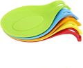 Spoon Holders Fork Spatula Rack Shelf Organizer Plastic Spoon Rest Chopsticks Holder Non-slip Spoons Pad Pack of 5. 