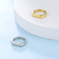 Skyrim Stainless Steel Signet Rings for Men Women Minimalist 5MM Wide Finger Rings 2024 Trend Wedding Couple Jewelry Gift Hot. 