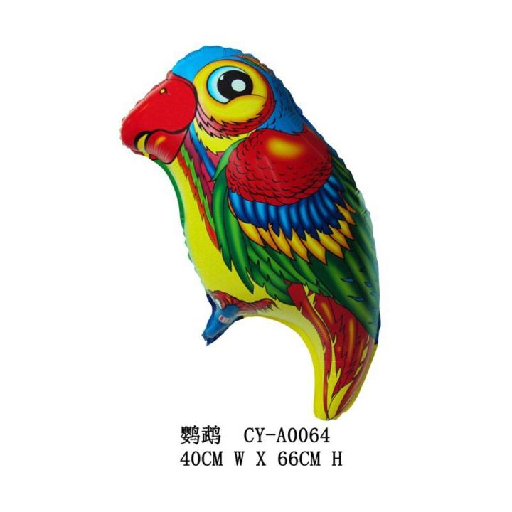 PARROT FOIL BALLOON JUNGLE THEME FOIL BALLOON ( 40 CM X 66 CM )