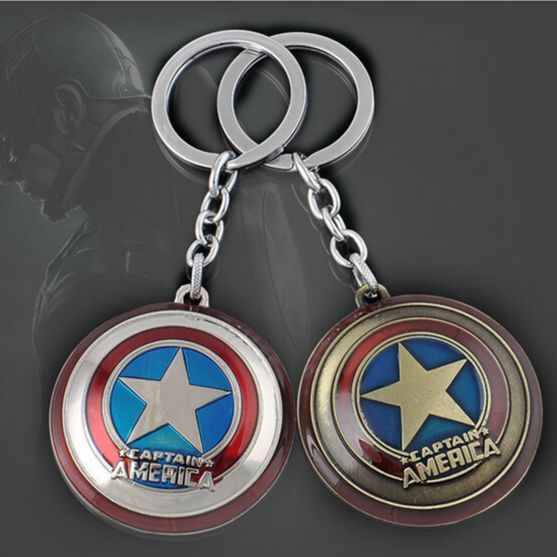 Captain America Car Keychain, Marvel Avengers Key chain