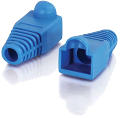 20X RJ45 Connector + Strain Relief Rubber Boots Cover Network LAN Ethernet Patch Cable Plug Caps. 